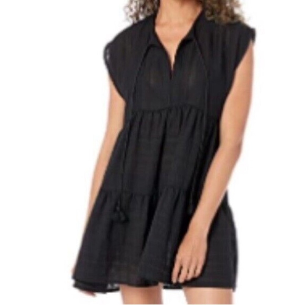 Robin Piccone Michelle Tiered Summer Swim Vacation Boho Cover Up Size Medium